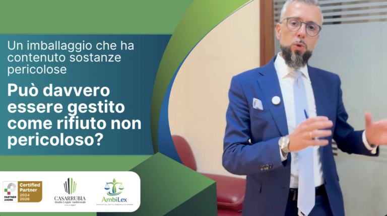 Imballaggi pericolosi: quando possono diventare rifiuti non pericolosi?